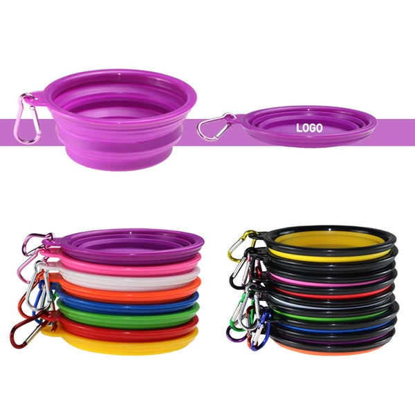 Collapsible Silicone Dog Bowl