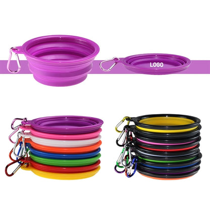 Collapsible Silicone Dog Bowl