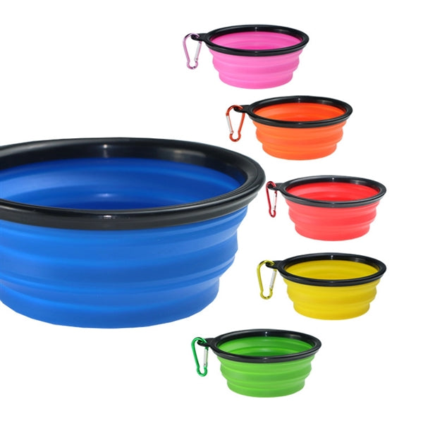 Collapsible Silicone Dog Bowl