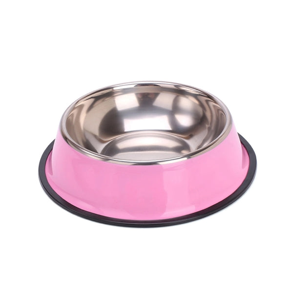 Colorful Stainless Steel Dog Bowl