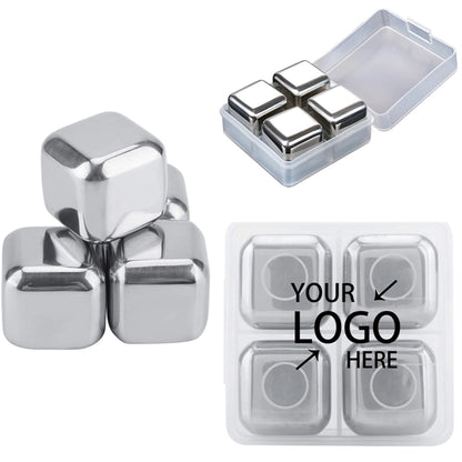 Stainless Steel Metal Ice Cubes