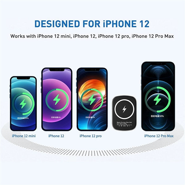 Magnetic Wireless Portable Power Bank 10000mAh
