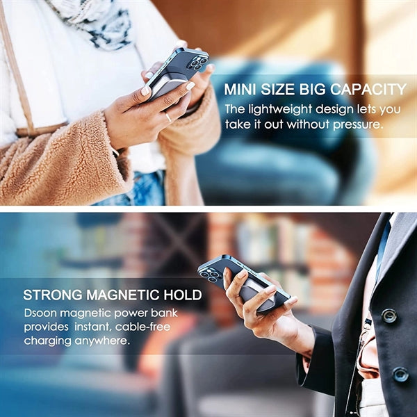Magnetic Wireless Portable Power Bank 10000mAh