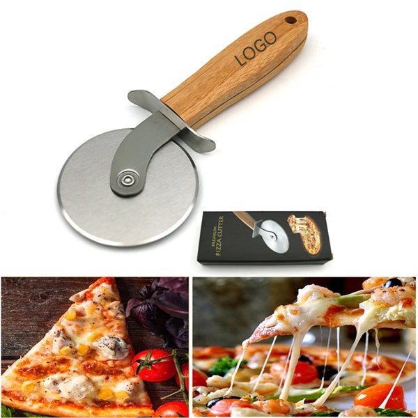 Bamboo Pizza Cutter Premium