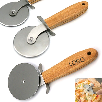 Bamboo Pizza Cutter Premium