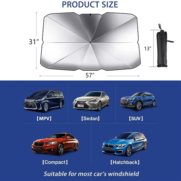 Universal Car Sun Shade Umbrella
