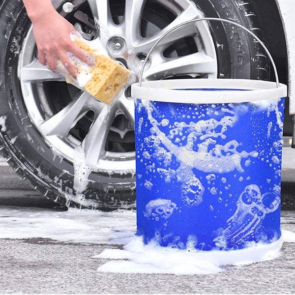 Car Wash Portable Collapsible Folding Bucket For Cleaning