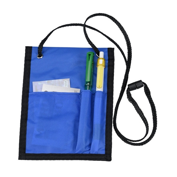 Non-Woven Tradeshow Badgeholder and Neck ID Wallet Lanyard