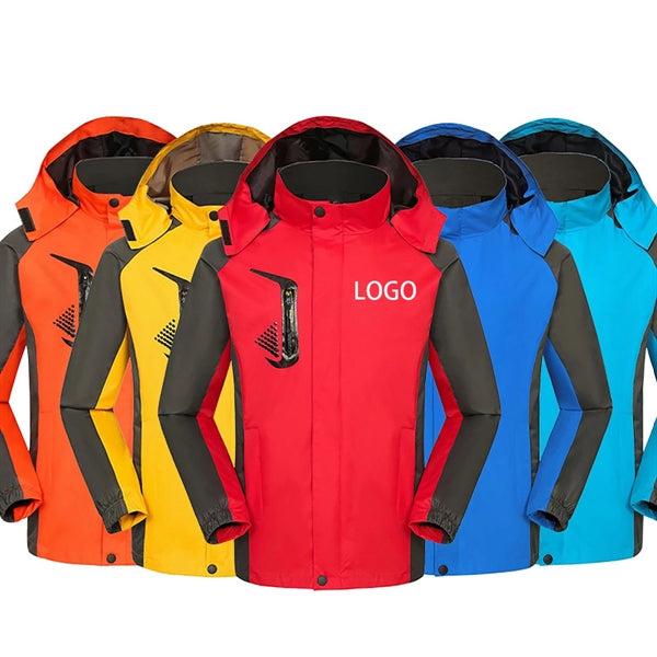Warm Hooded Rain Jacket