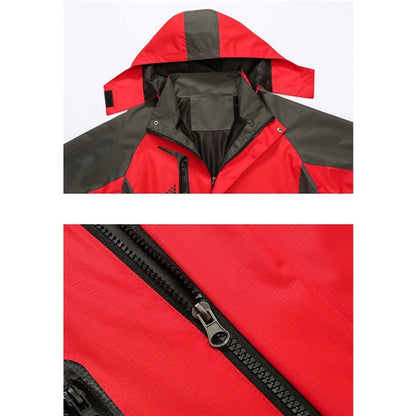 Warm Hooded Rain Jacket