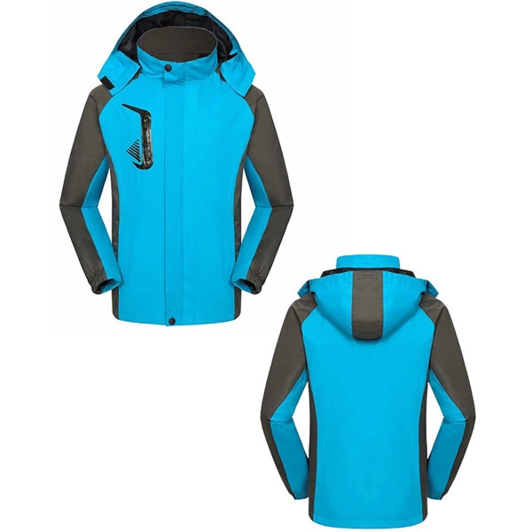 Warm Hooded Rain Jacket