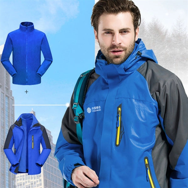 Warm Hooded Rain Jacket