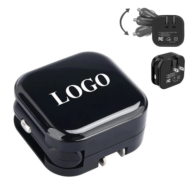 USB Wall Car Charger Combo