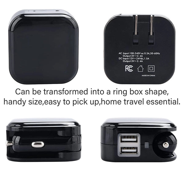 USB Wall Car Charger Combo