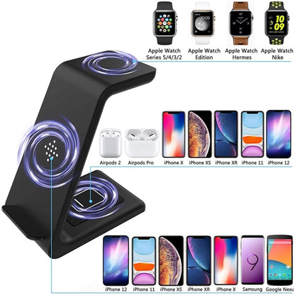 3-in-1 Wireless Charger Dock Station