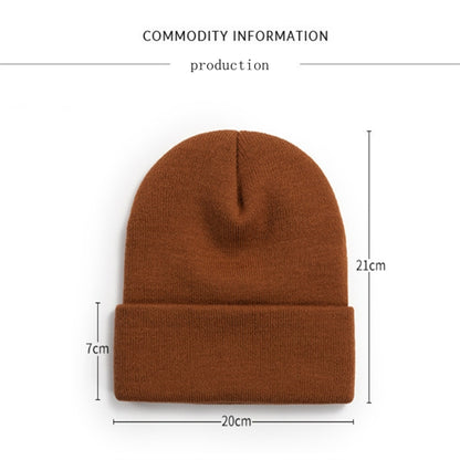 Slouchy Design Knitted Beanie Hat