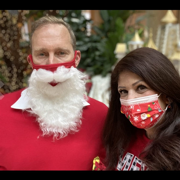 Santa costume mask