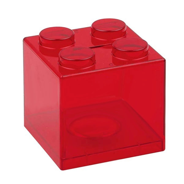 PS Clear Building Block Coin Bank