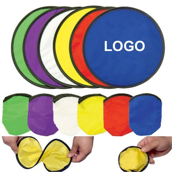 10" Collapsible Folding Flying Disc With Pouch