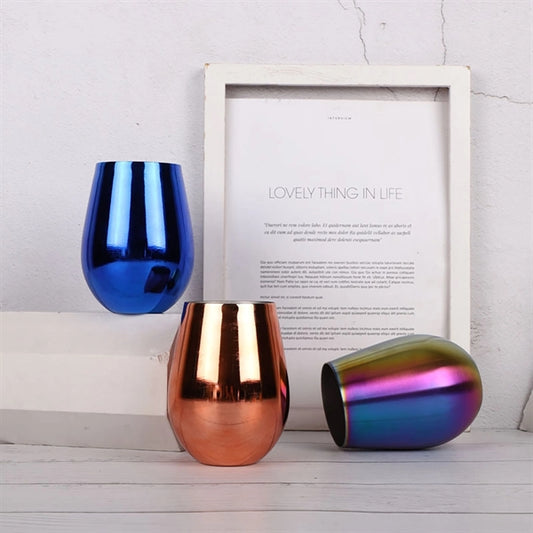 12 oz Insulated Wine Tumbler with Lids