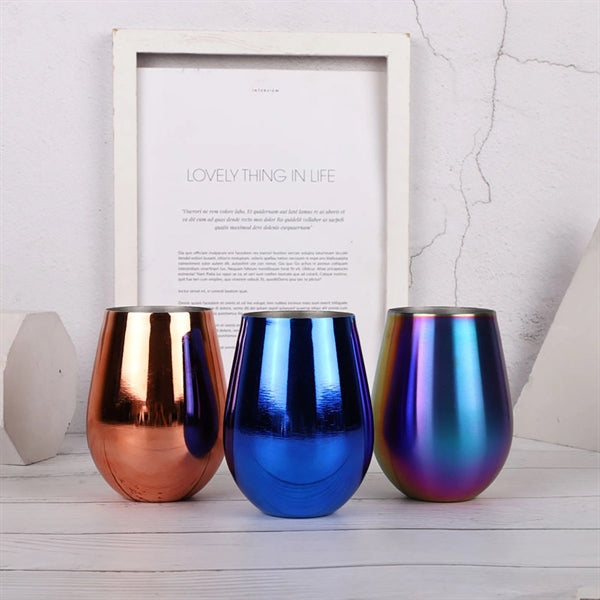 12 oz Insulated Wine Tumbler with Lids