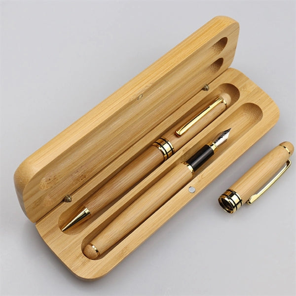 Bamboo Pen Case Business Gift Ballpoint
