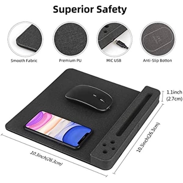 Multifunctional Wireless Charger Mouse Pad