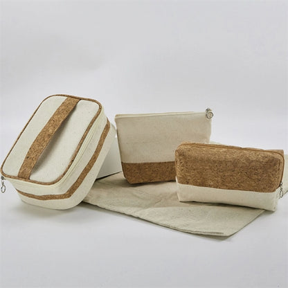 Cotton Toiletry Bag for Short Trip