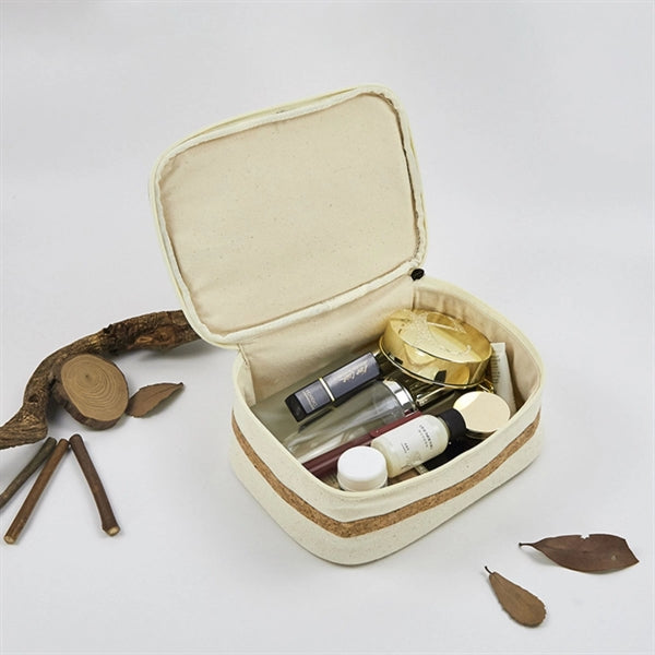 Cotton Toiletry Bag for Short Trip