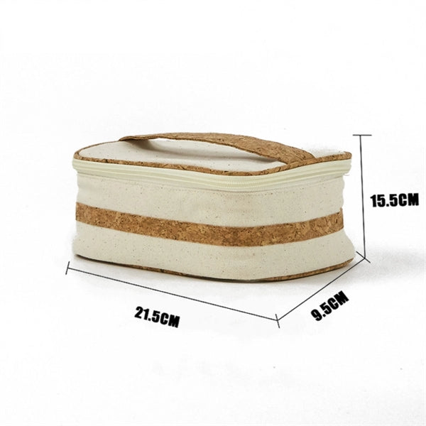 Cotton Toiletry Bag for Short Trip