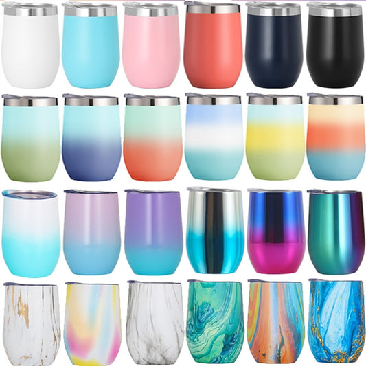12Oz Insulated Wine Tumbler