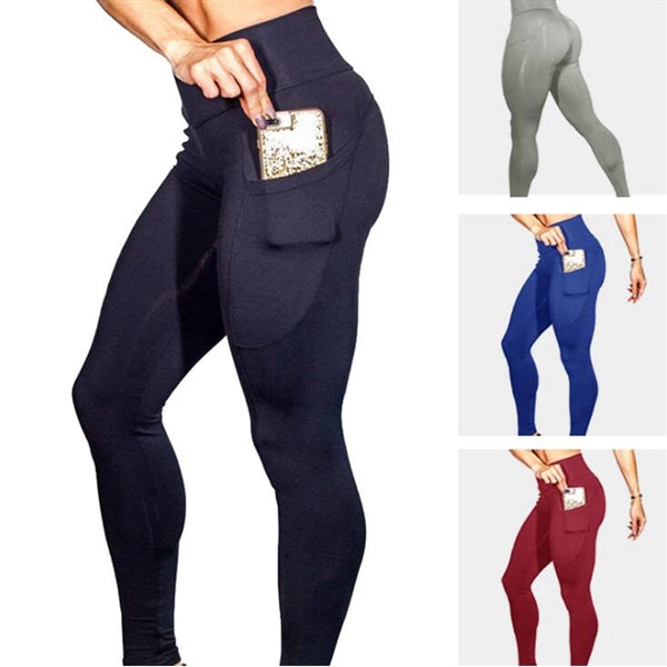 High Waist Leggings For Yoga With Pockets