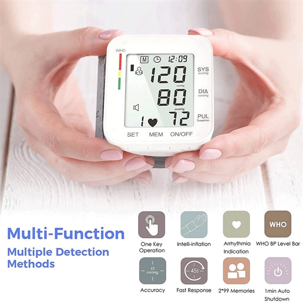 Adjustable Wrist Blood Pressure Monitor