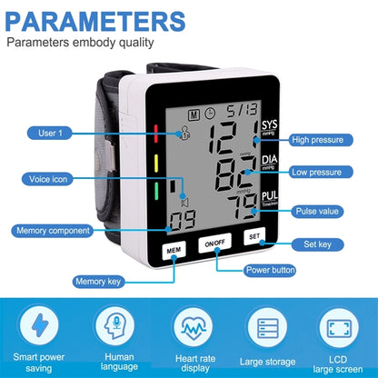 Automatic Wrist Blood Pressure Monitor