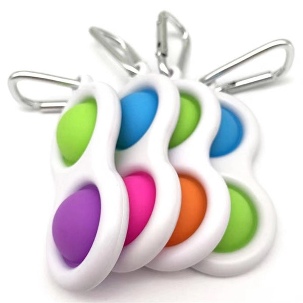 Bubble Popper Fidget Toy Keychain