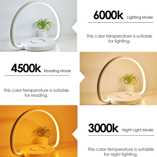 Creative Table Lamp with Wireless Charger