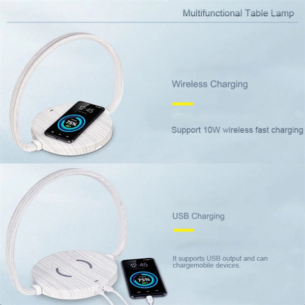 Creative Table Lamp with Wireless Charger