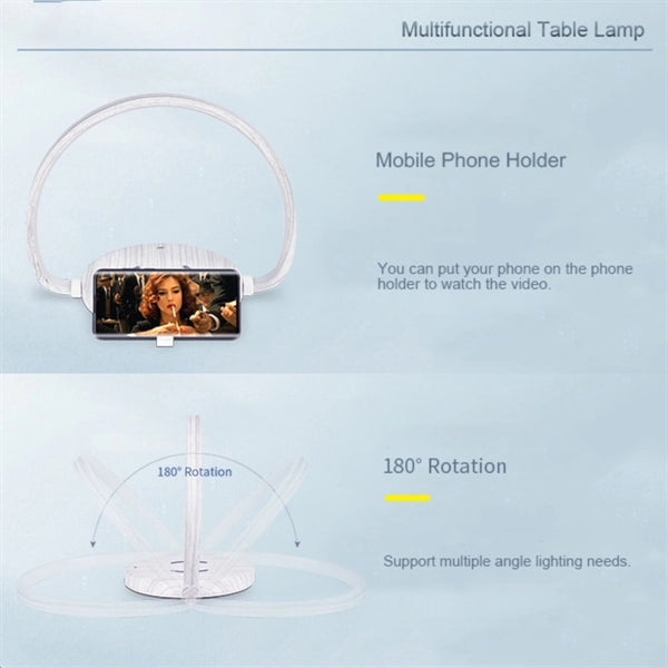 Creative Table Lamp with Wireless Charger