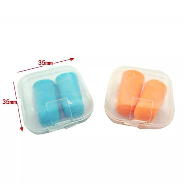 PU Soft Foam Ear plugs with Clear Case