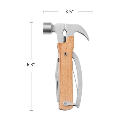 Wooden Handle Multifunctional Claw Hammer