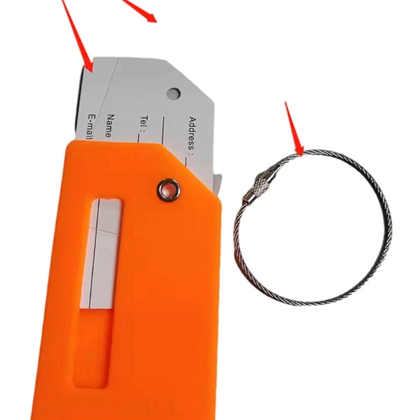 PVC Card Type Luggage Bag Tag