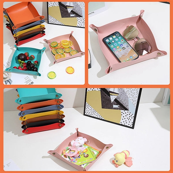Leather Catchall Tray