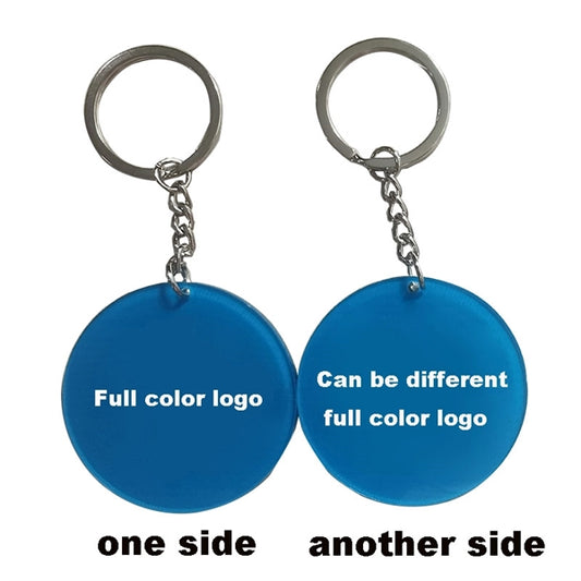 Full Color Round Circle Acrylic Keychain