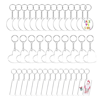 Custom shaped acrylic keychain
