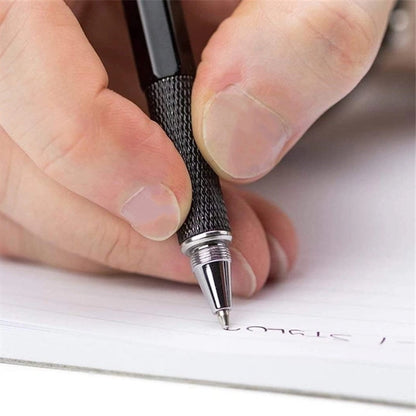 6 in 1 Multitool Ballpoint Pens Ruler Levelgauge Stylus