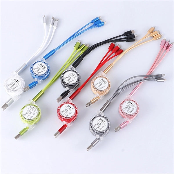 3-in-1 Multiple USB Charge Cord
