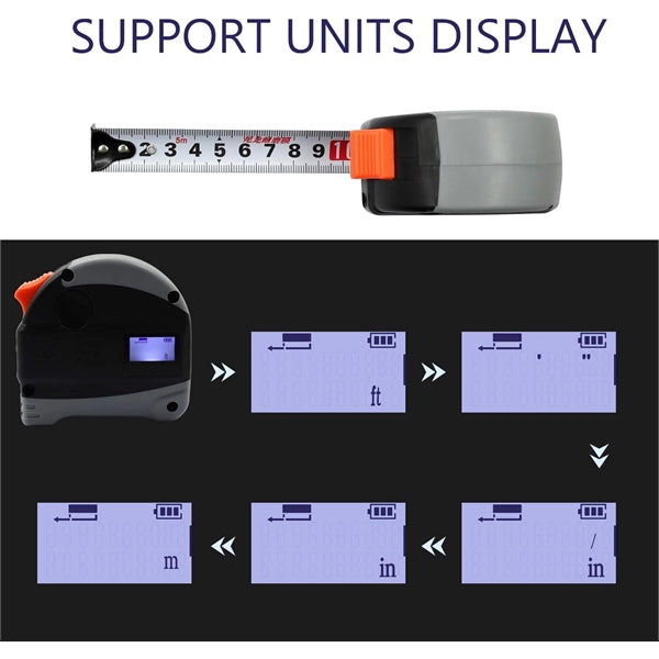 2-in-1 LCD Digital Display tape measure