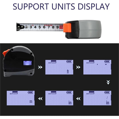 2-in-1 LCD Digital Display tape measure
