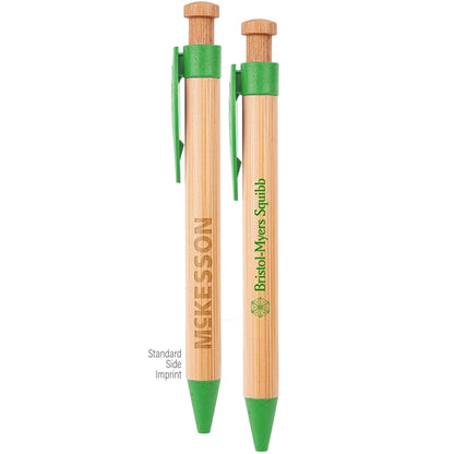 The Camden Bamboo Retractable Wheat Straw Eco-Pen