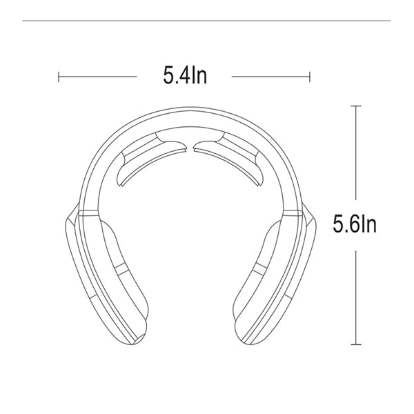 Intelligent Portable Neck Massager with Heat Cordless